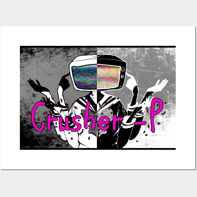 CRUSHER -P Wall Art by PodcastFromTheCrypt